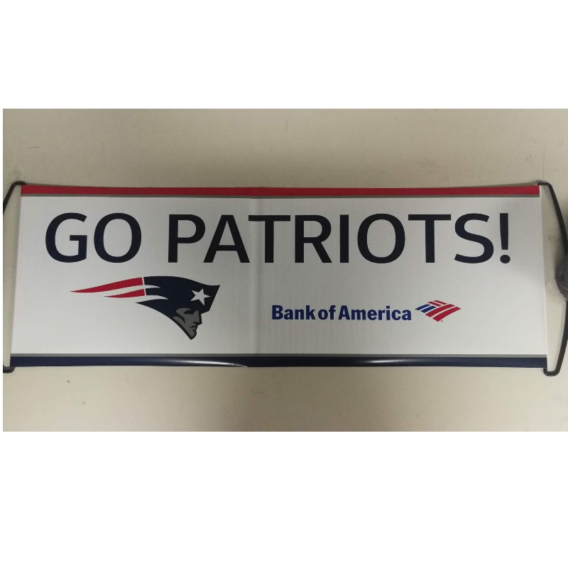 Προσαρμοσμένο Logo Hand Roller Banner- Patriots 24x68CM